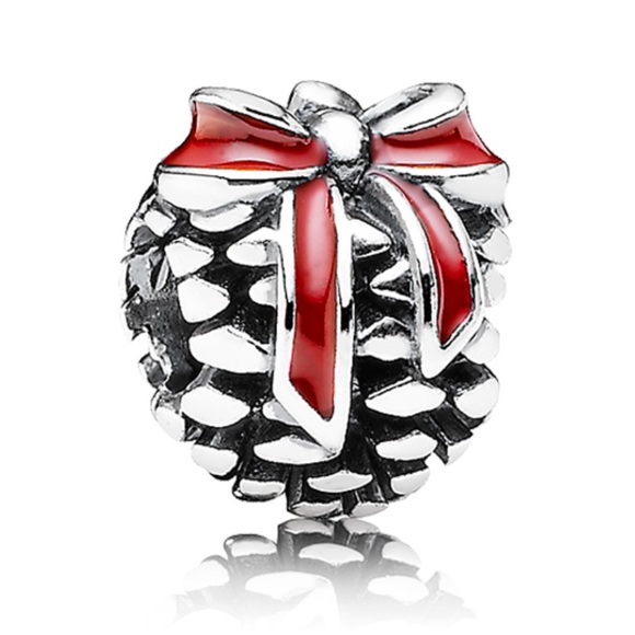 Pandora Pine Cone Bow Charm - Picture 2 of 7